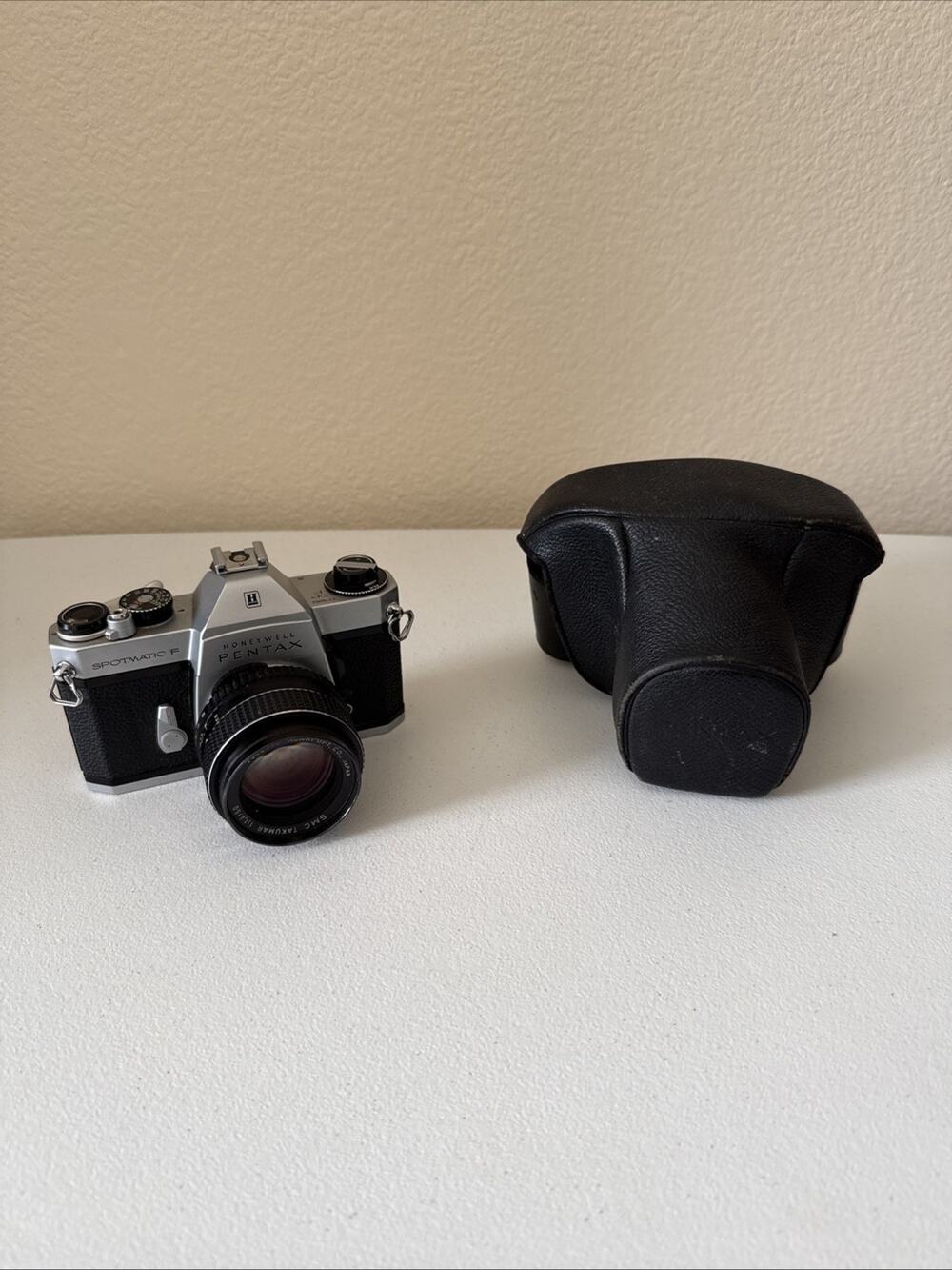 Pentax Spotmatic F SPF 35mm SLR Film Camera 55mm F1.4 Lens